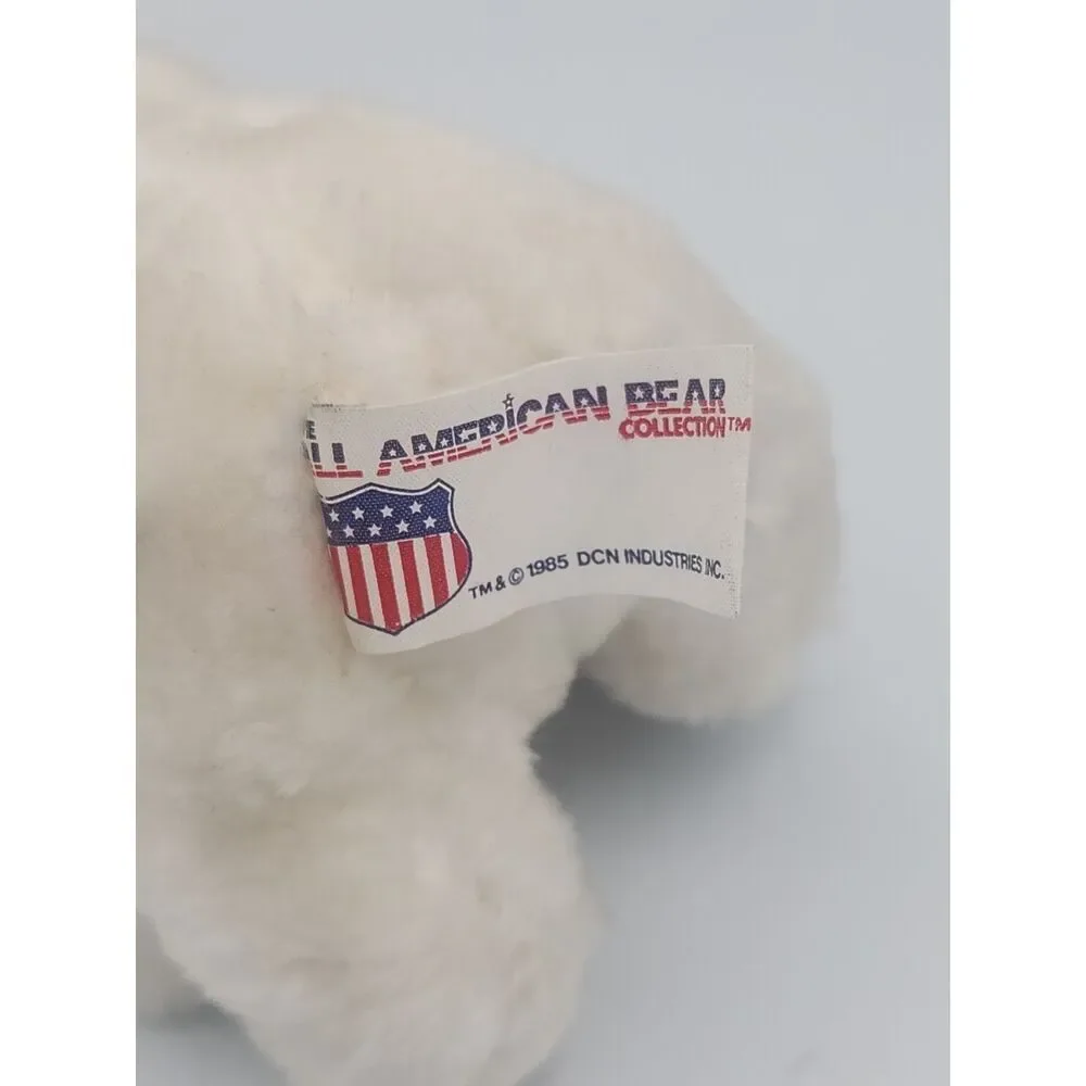 Vintage 1985 Mighty Star Patriotic Musical Bear  Play AMERICA THE BEAUTIFUL 10